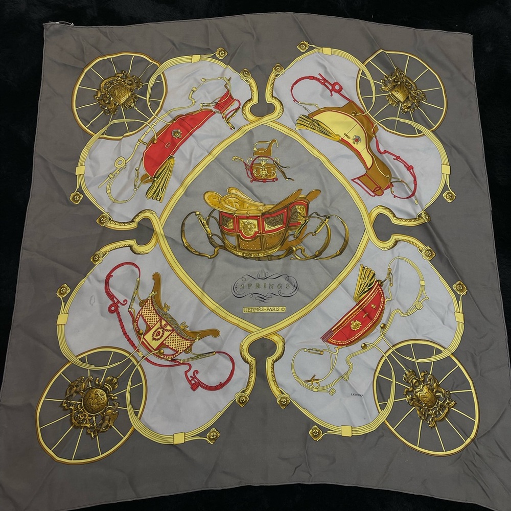 Hermes Spring Silk Scarf